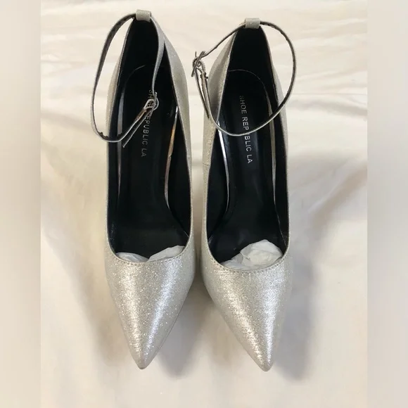 Shoe Republic high heel glitter pumps size: 8.5 - Picture 3 of 9